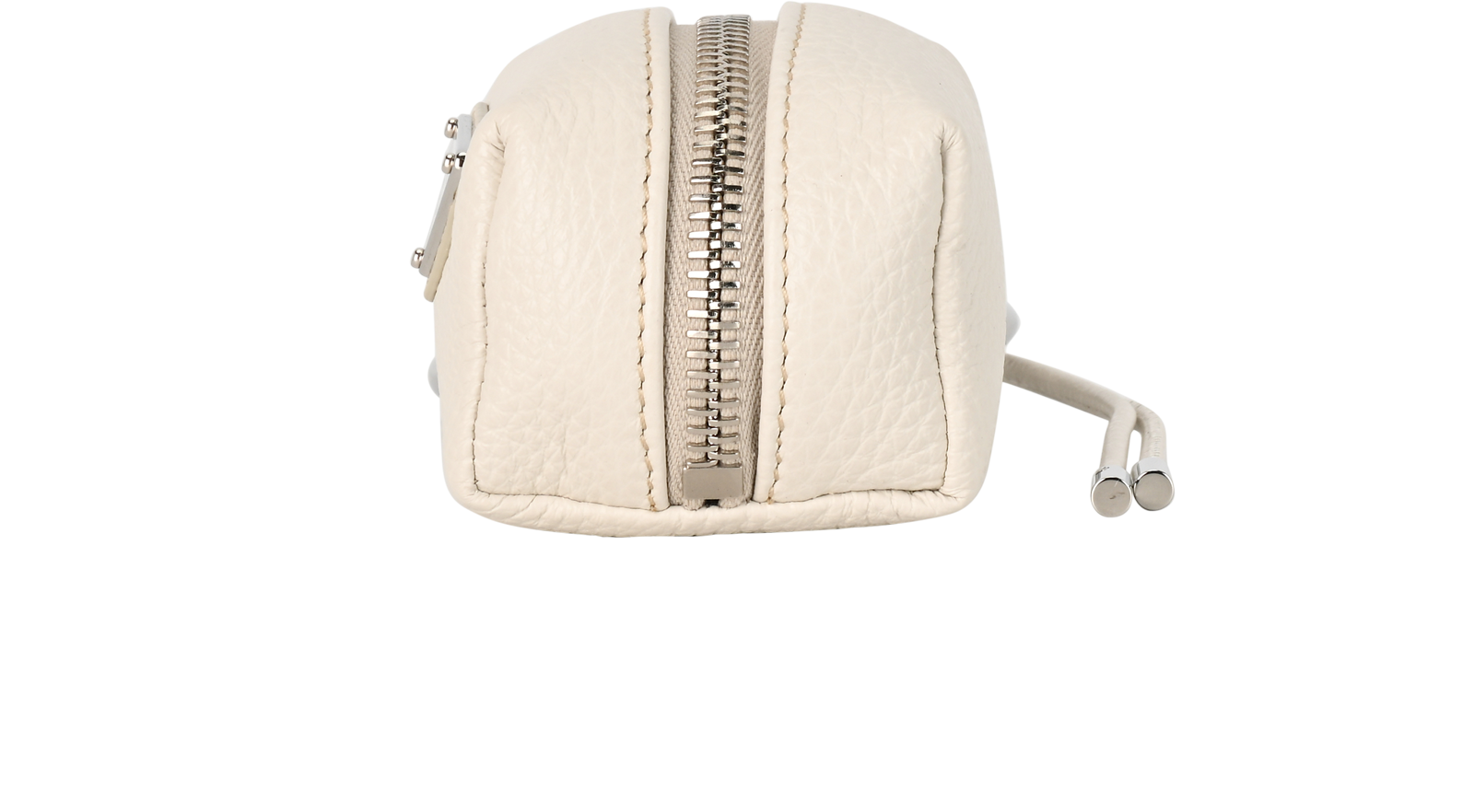 Prada Bag Charm, &pound;450, Accessories, White, Leather/Pony / Calfskin, Bottom view